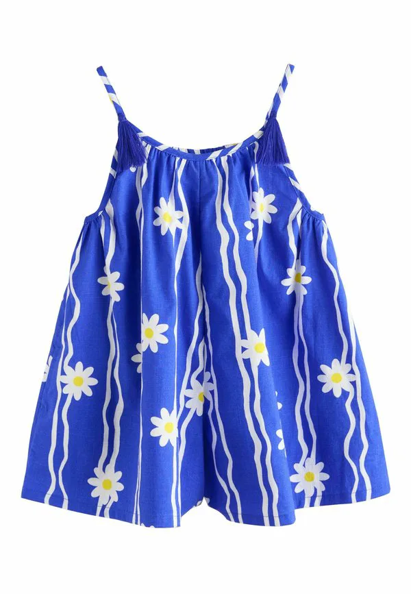 Комбинезон прямого кроя с бретелями Next, Blue Daisy