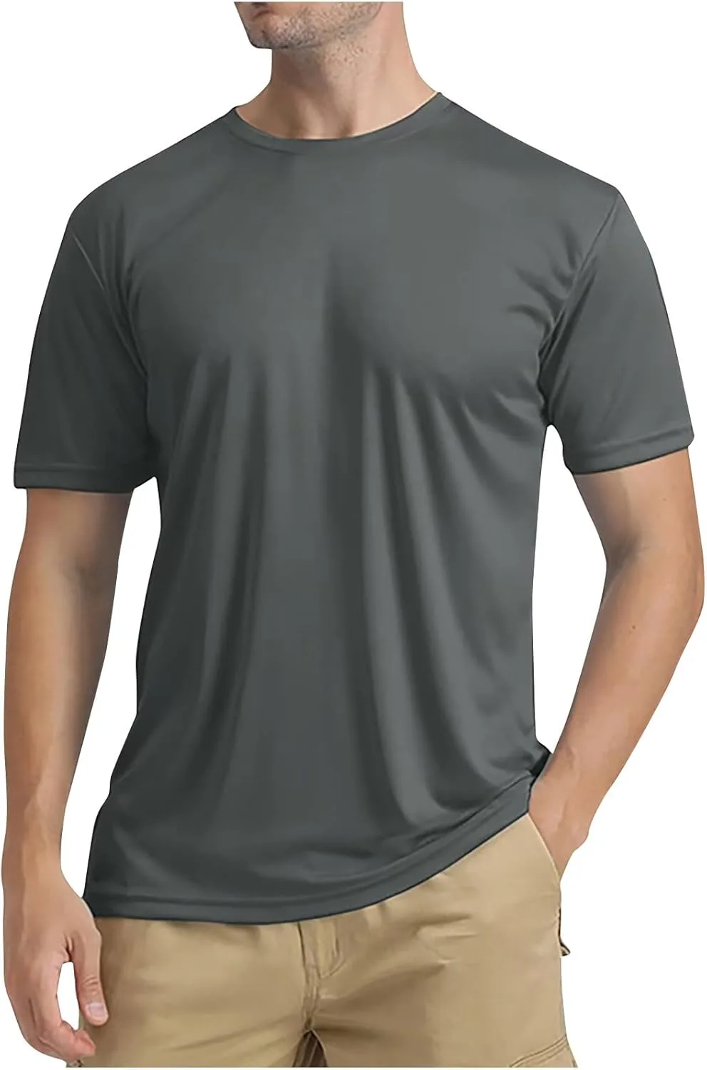 

Мужская футболка с коротким рукавом UPF 50+ Quick Dry для бега SCRRMZO