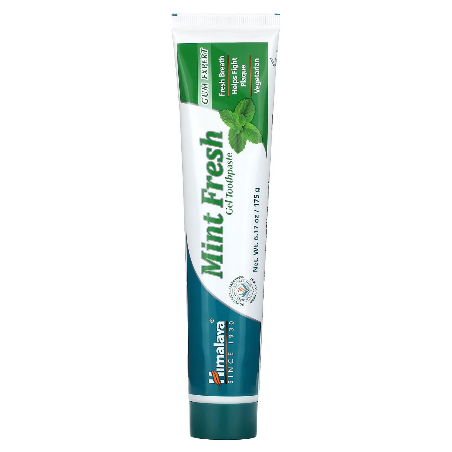 

Гелевая зубная паста Mint Fresh, индийский укроп и мята, 6,17 унций (175 г) Himalaya