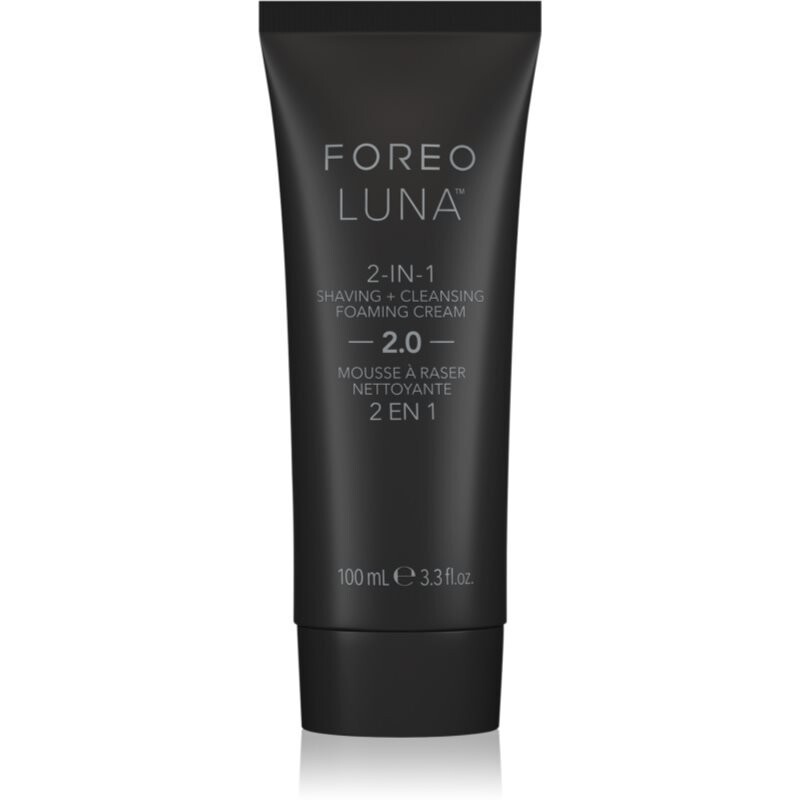 

FOREO Luna 2in1 Shaving + Cleansing Micro-Foam Cream Крем для бритья 2 в 1 для мужчин 100 мл Inna Marka