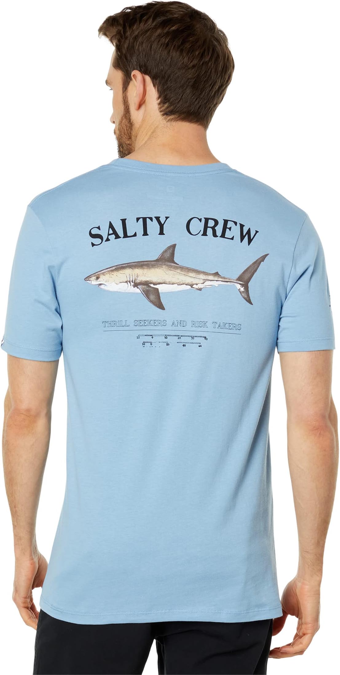 

Футболка Salty Crew Bruce Shortsleeve Tee, цвет Marine Blue