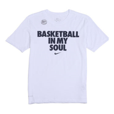 

Футболка basketball word sports short sleeve white Nike, белый