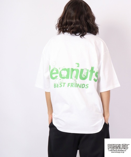 

Футболка с коротким рукавом, оверсайз PEANUTS, белый