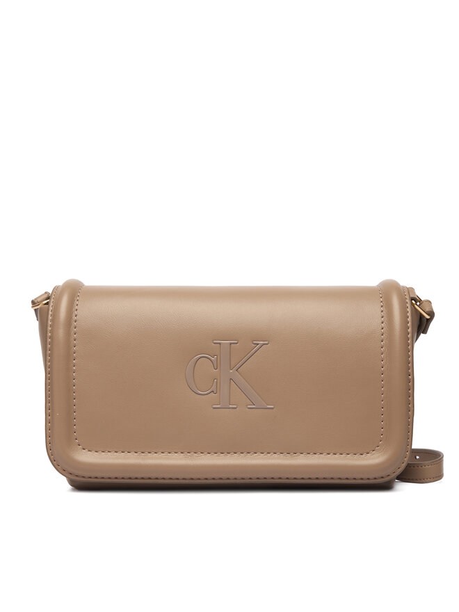 

Сумка через плечо Calvin Klein Bold Ck Flap Crossbody LV04F1027G Braun