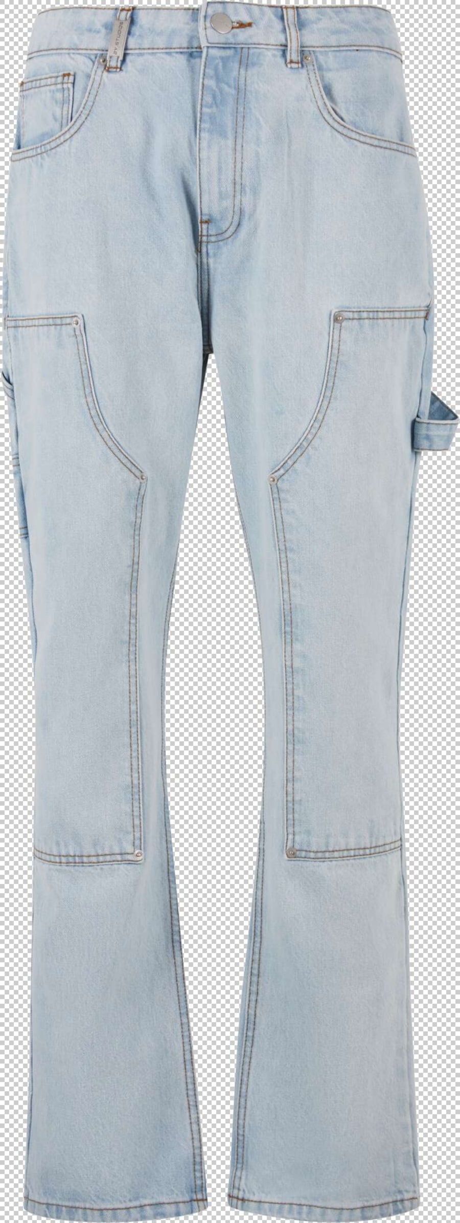 

Джинсы карго свободного кроя 2Y Studios Haldor Carpenter, светло-голубой