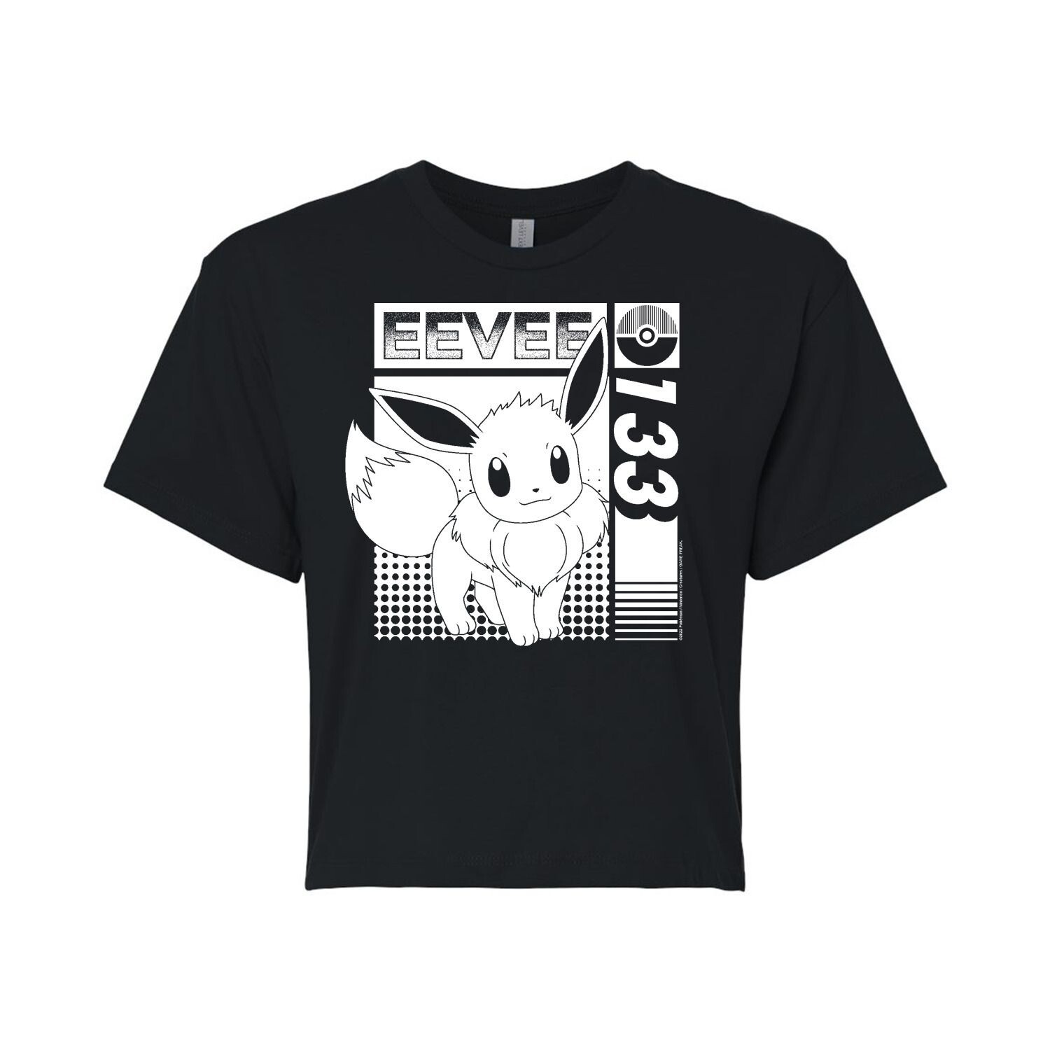 

Укороченная футболка с рисунком Pokémon для детей "Eeevee 133" Licensed Character