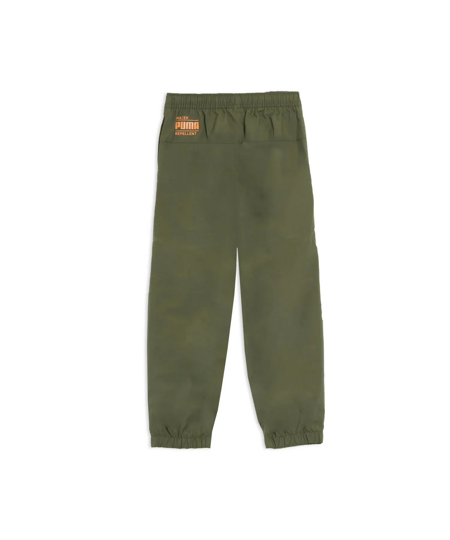 Детские штаны PUMA ESS ELEVATED WOVEN PANTS зеленые — фото 2