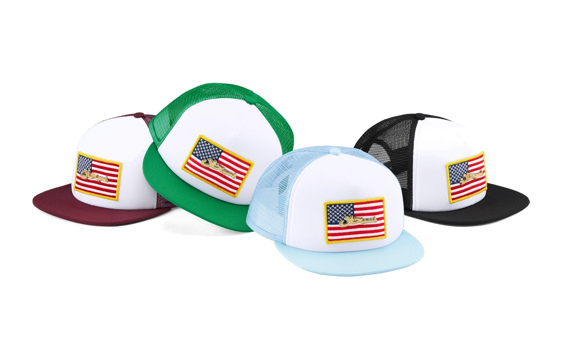 

Бейсболка Name Plate Mesh Back 5 Panel Supreme, черный
