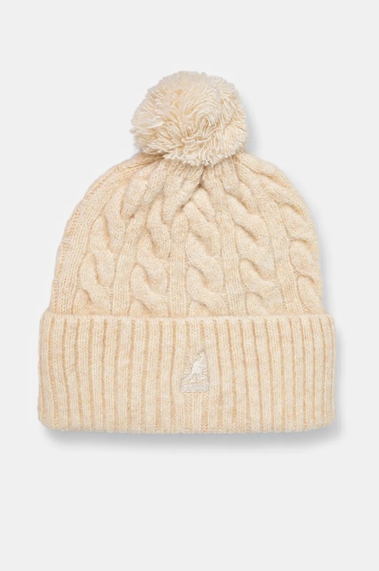 

Шапка с помпоном Kangol, бежевый