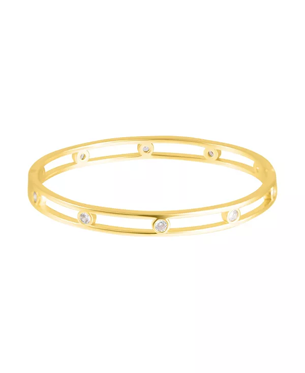 

Золотой браслет с кубическими цирконами Adornia, gold