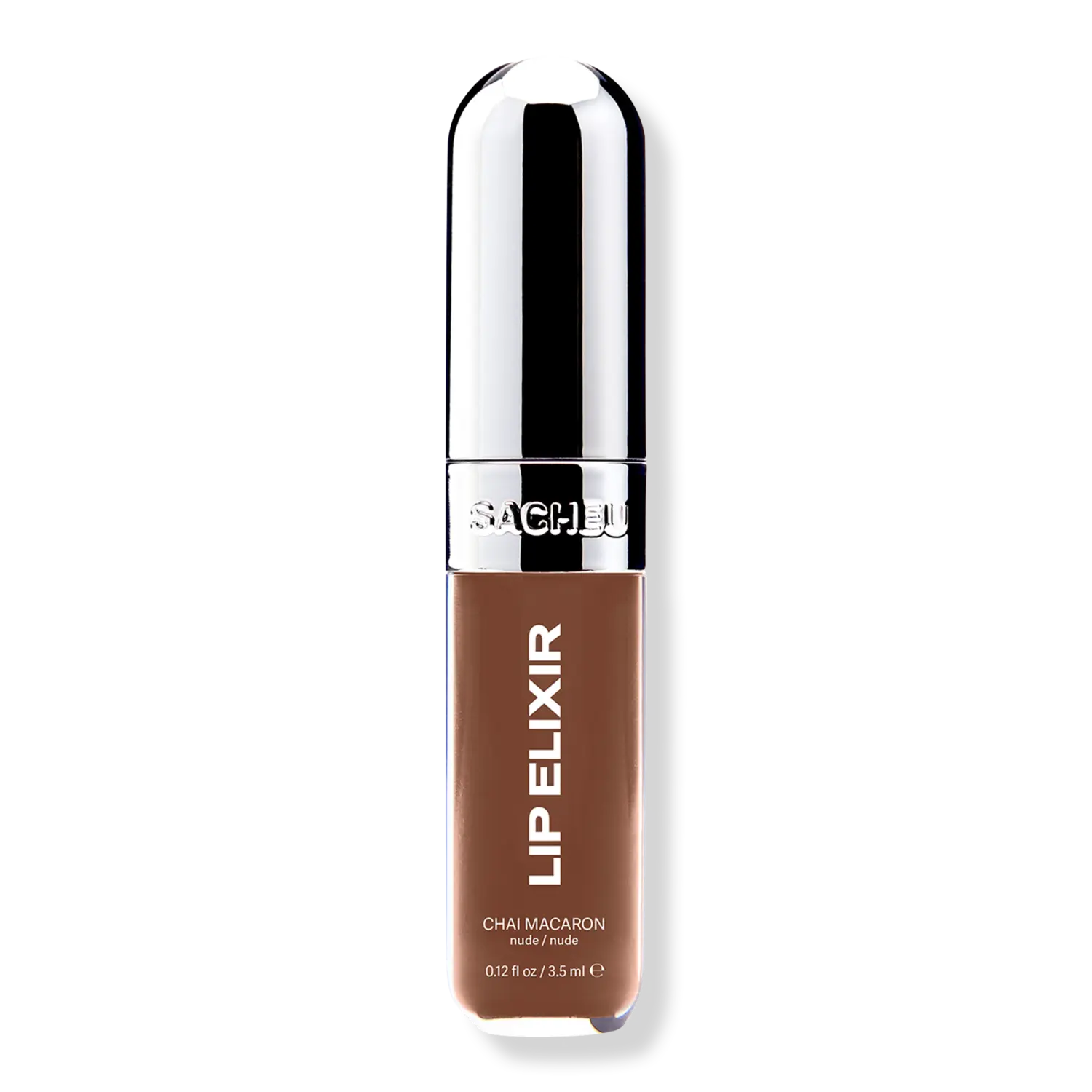 

Блеск для губ Lip Glaze Elixir SACHEU, Chai Macaron (nude)