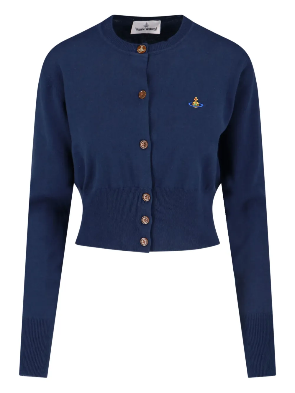 

Кардиган на пуговицах с декором в виде шара Vivienne Westwood, синий