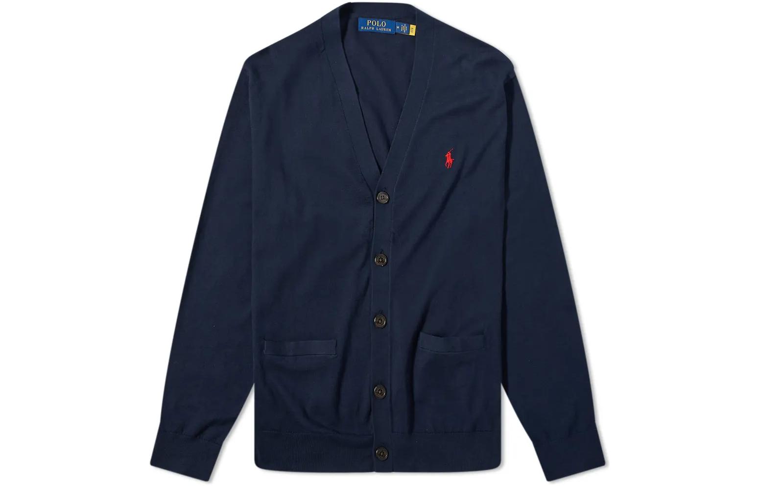 

Кардиган с вышивкой пони Polo Ralph Lauren, синий