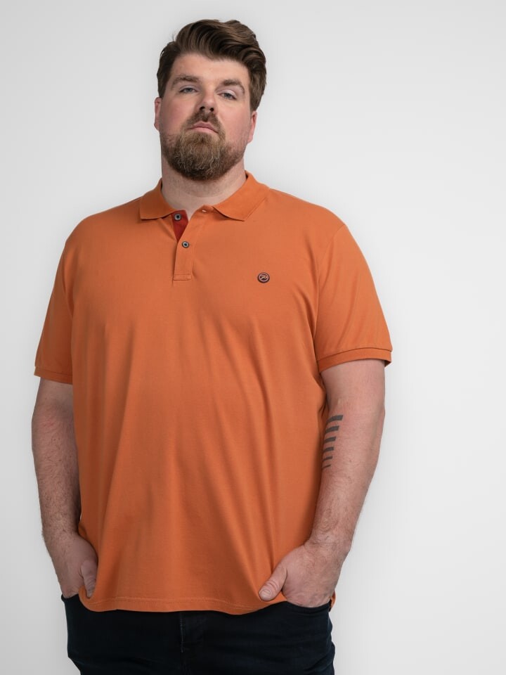 

Поло Petrol Industries Klassisches Poloshirt, цвет Plus Size InsideBraun