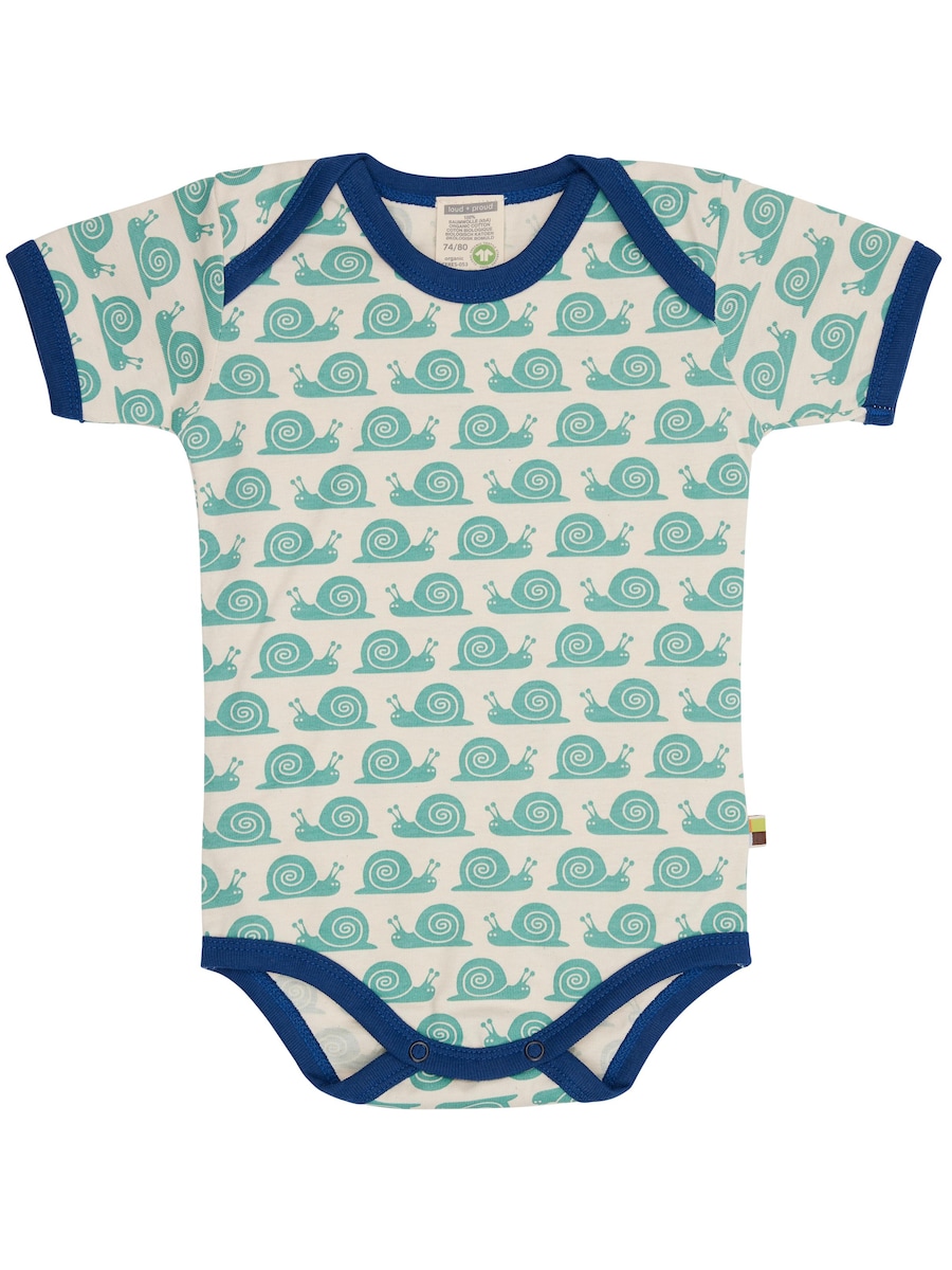 

Комбинезон/боди loud + proud Schnecken, изумрудный