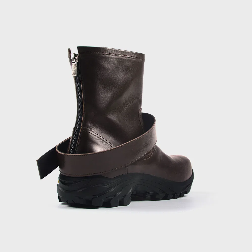 Мужские кожаные челси Yowe Ucan Dark Brown — фото 4
