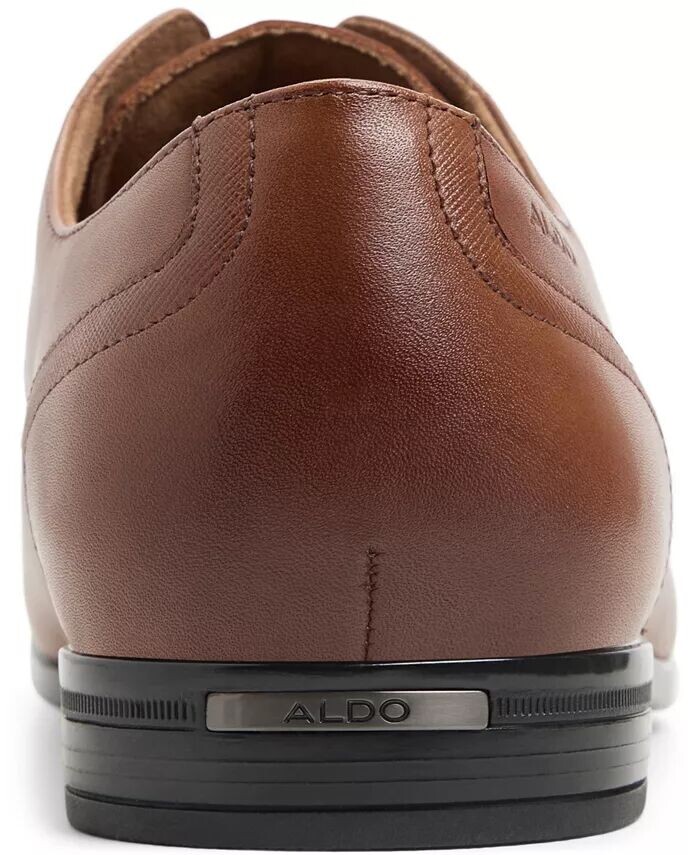 Мужские кожаные туфли-дерби Luigi на шнуровке ALDO, коричневый/бежевый — фото 4