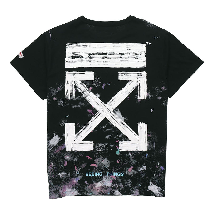 

Футболка Off-White Seeing Things Washed T-Shirt 'Black', черный