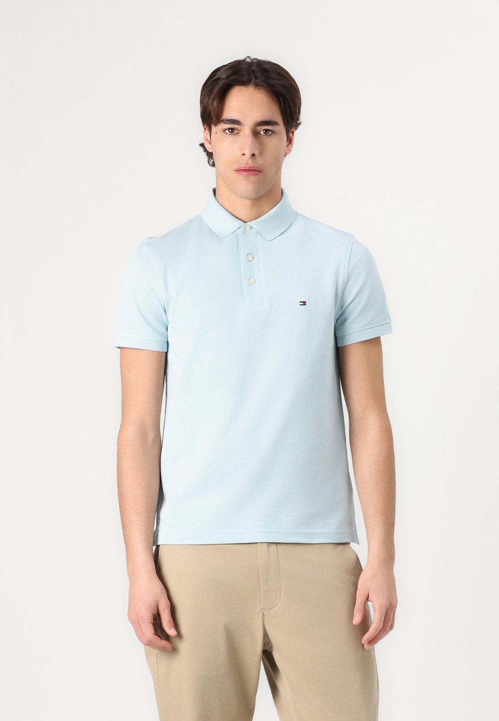

Рубашка поло SLIM Tommy Hilfiger, светло-голубой