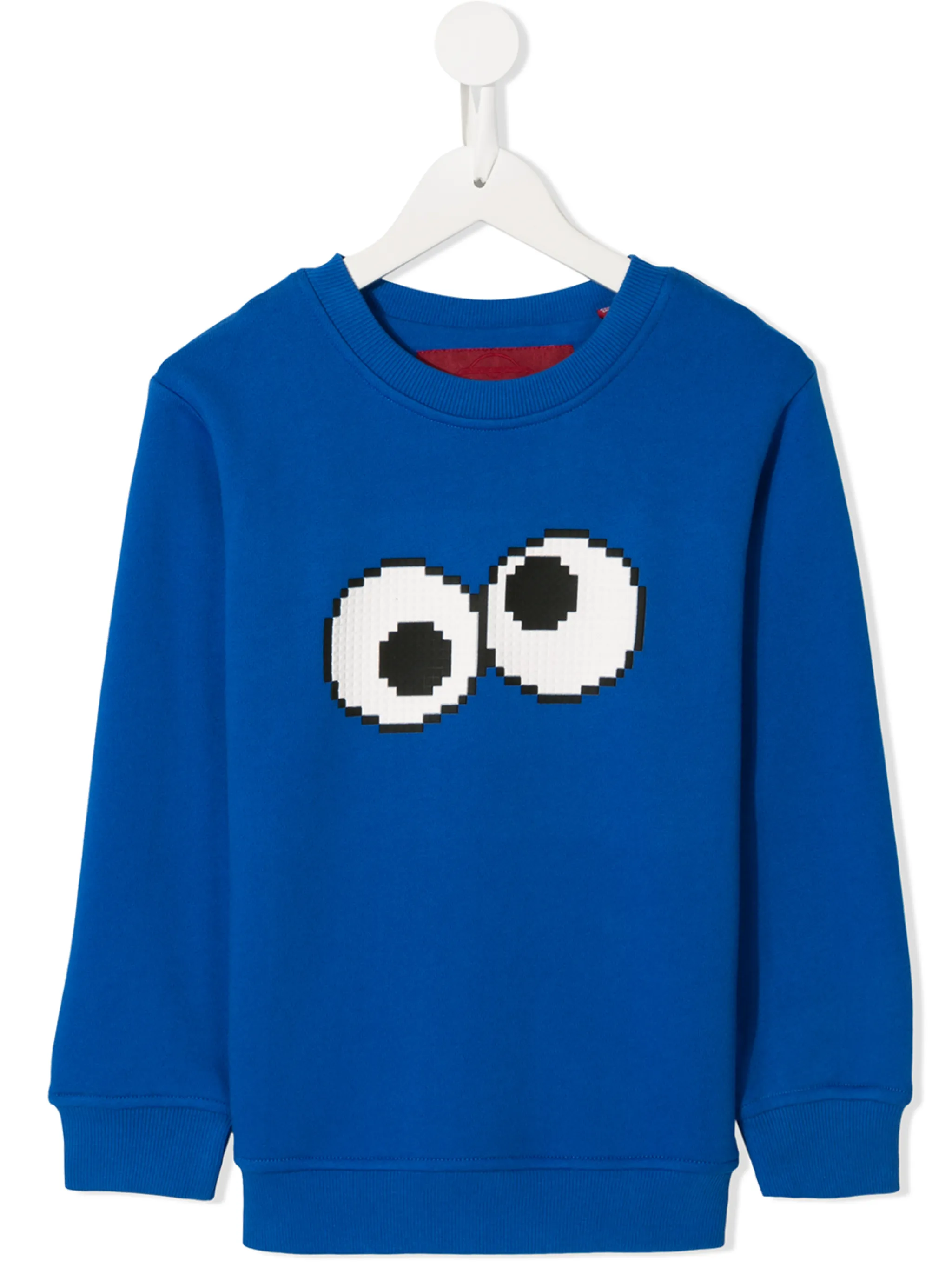 Толстовка с принтом Cookie Cookie Mostly Heard Rarely Seen 8-Bit, синий