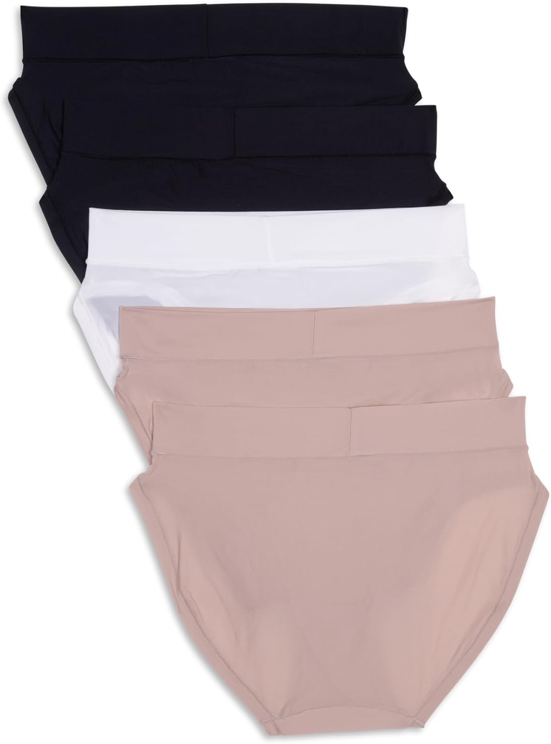 Комплект из 5 женских трусиков-бикини Tommy Hilfiger, Bb/Bb/Bw/Bk/Blk — фото 3