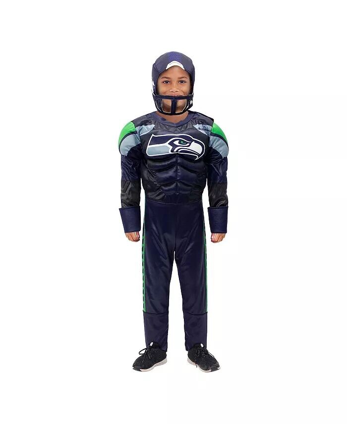 

Костюм для игрового дня Big Boys College Navy Seattle Seahawks Jerry Leigh