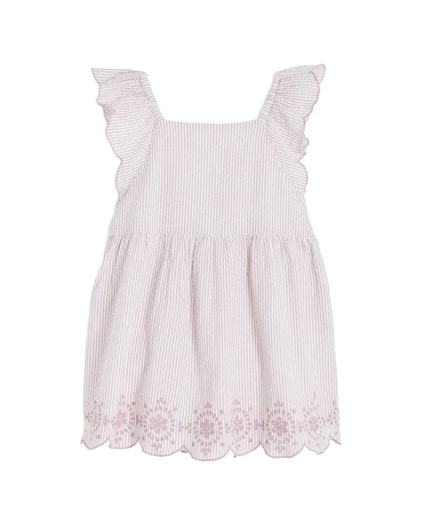 Платье Babycottons Cloque, коричневый