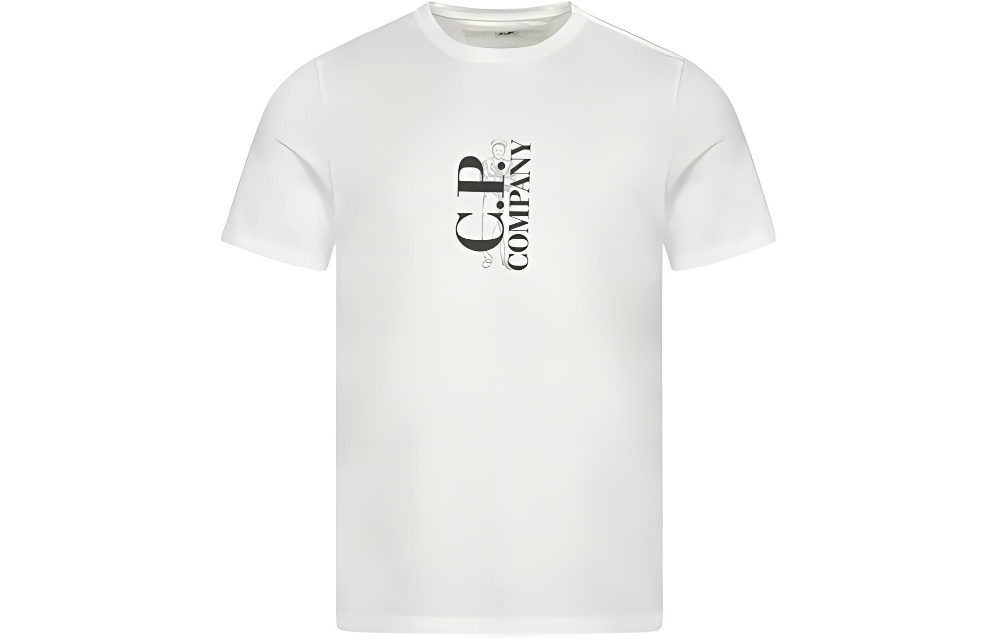 

Футболка с принтом логотипа C.P. Company C.P.Company, белый