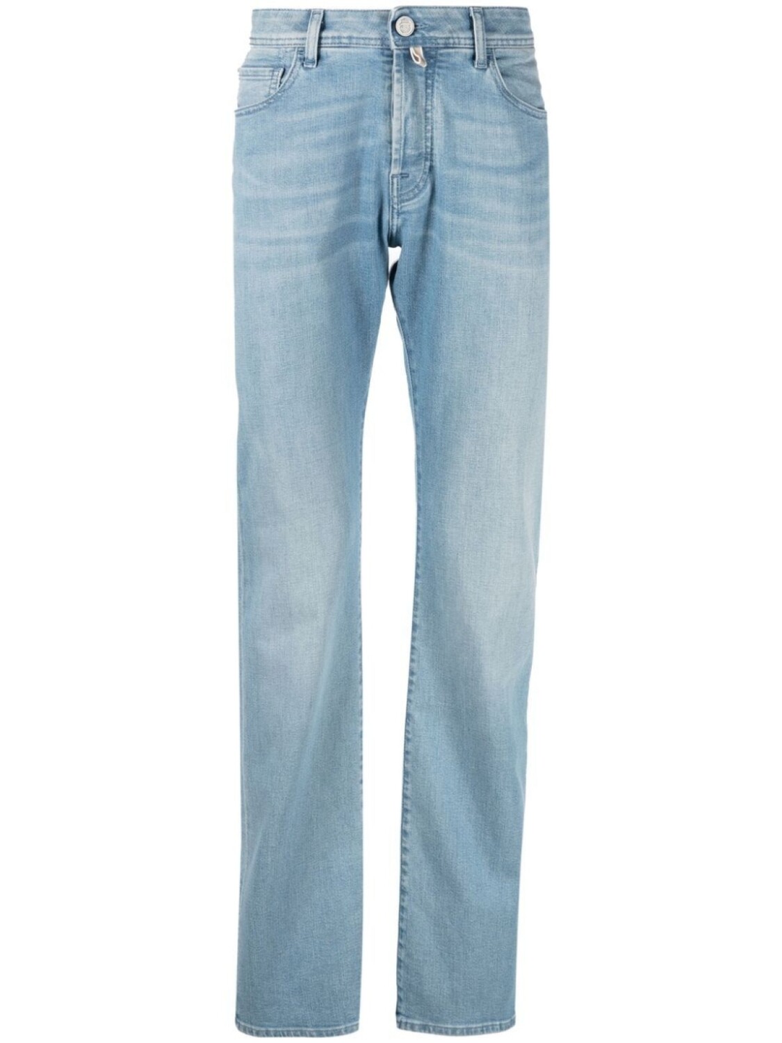 

Billionaire mid rise straight leg jeans, синий
