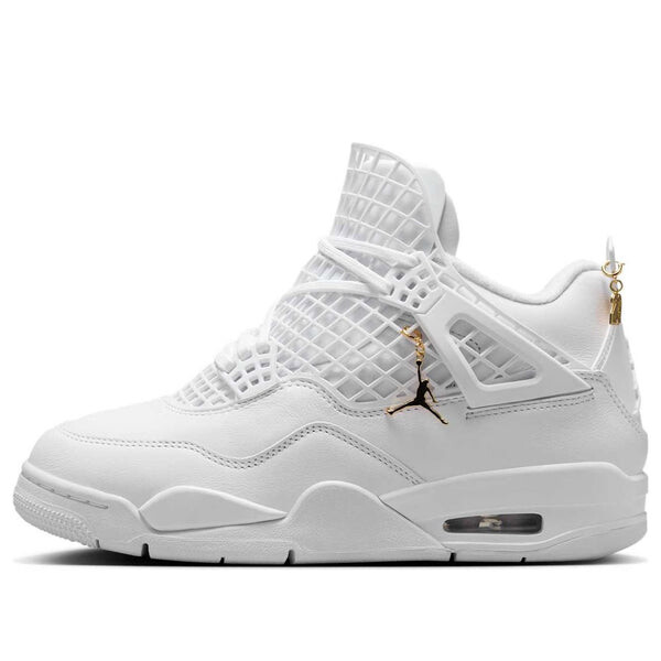 Кроссовки 4 retro 'net white' Air Jordan, белый