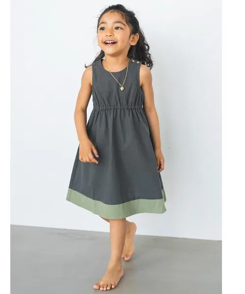 Детскаяワンピース ALEXIA STAM Contrast Hem Sleeveless Dress