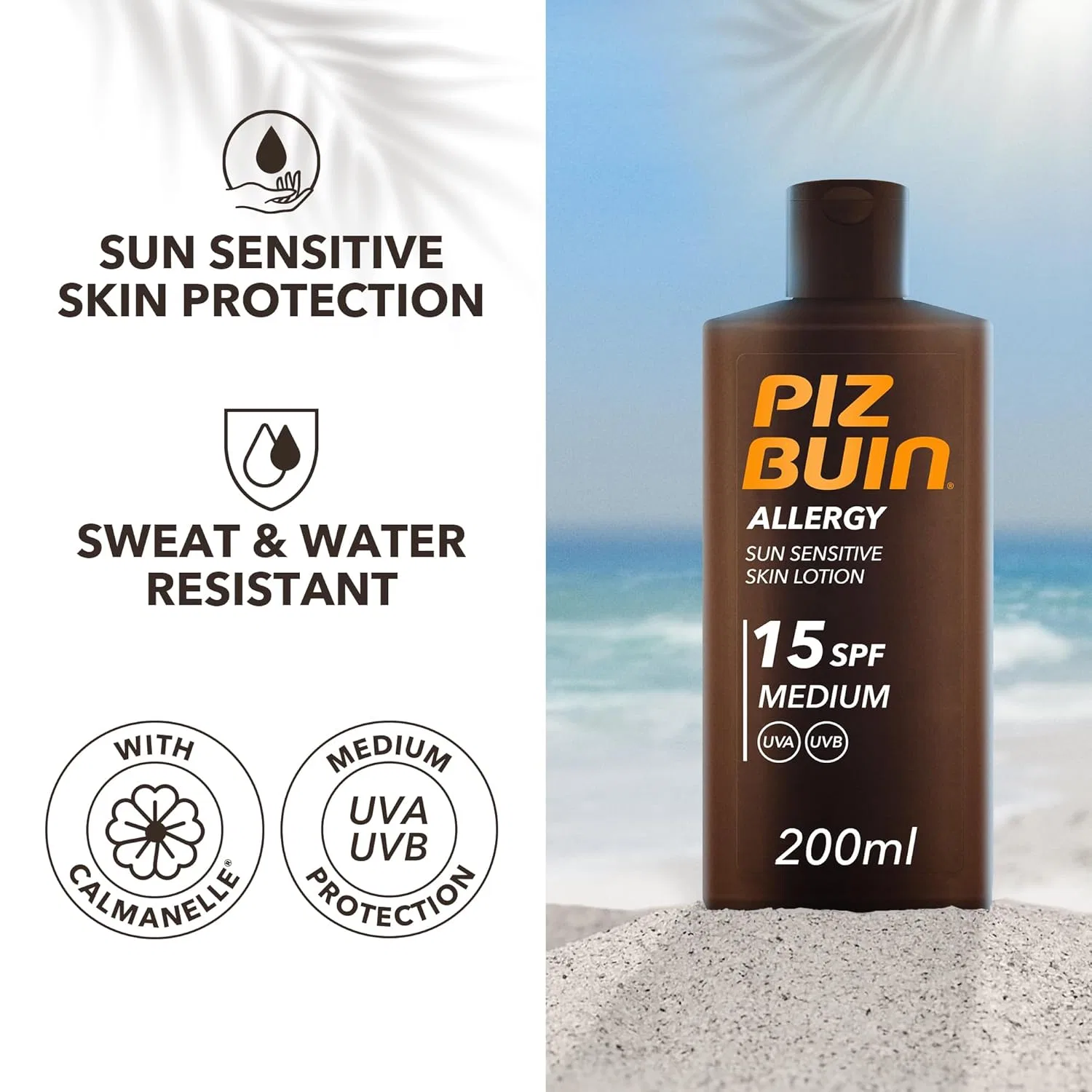 Солнцезащитный лосьон «Allergy Lotion» SPF 15 от Piz Buin Piz Buin — фото 2