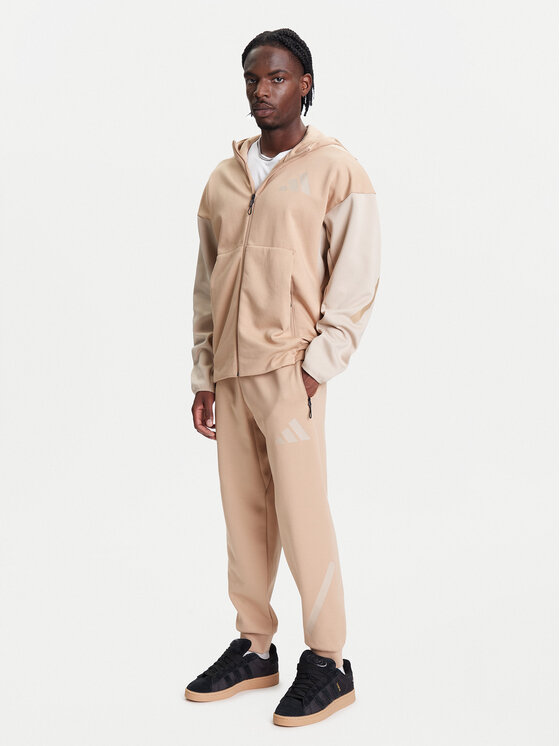 Свободные спортивные штаны Z.N.E. JW4725 Adidas, бежевый — фото 2