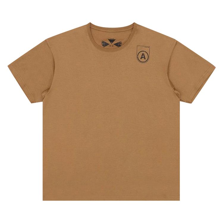 

Футболка Acronym Mercerized Short-Sleeve T-Shirt Khaki, желто-коричневый