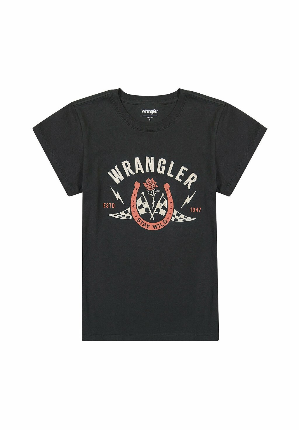 

Футболка с принтом SHRUNKEN BAND TEE Wrangler, черный