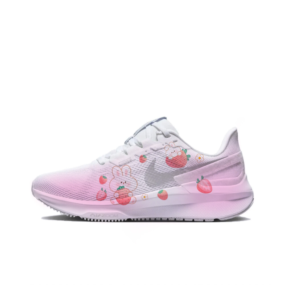 

Кроссовки Zoom Structure 25 женские с низким верхом, белые/розовые Nike