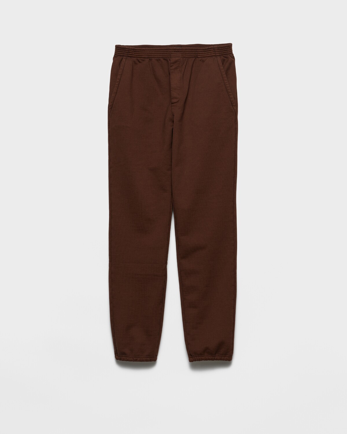 

Хлопковые брюки Prada, какао-коричневый