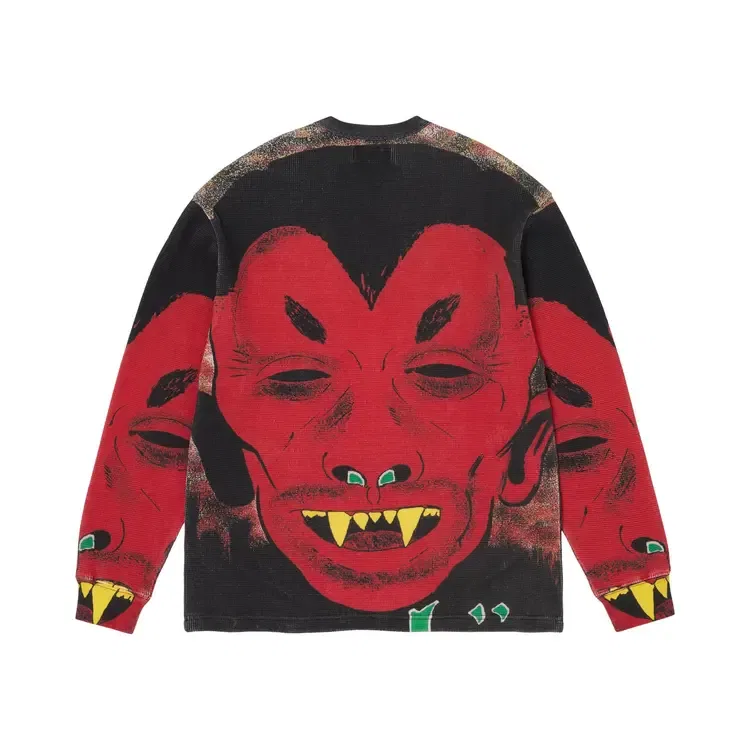 Лонгслив Supreme x Mike Kelley Thermal, мультиколор — фото 2