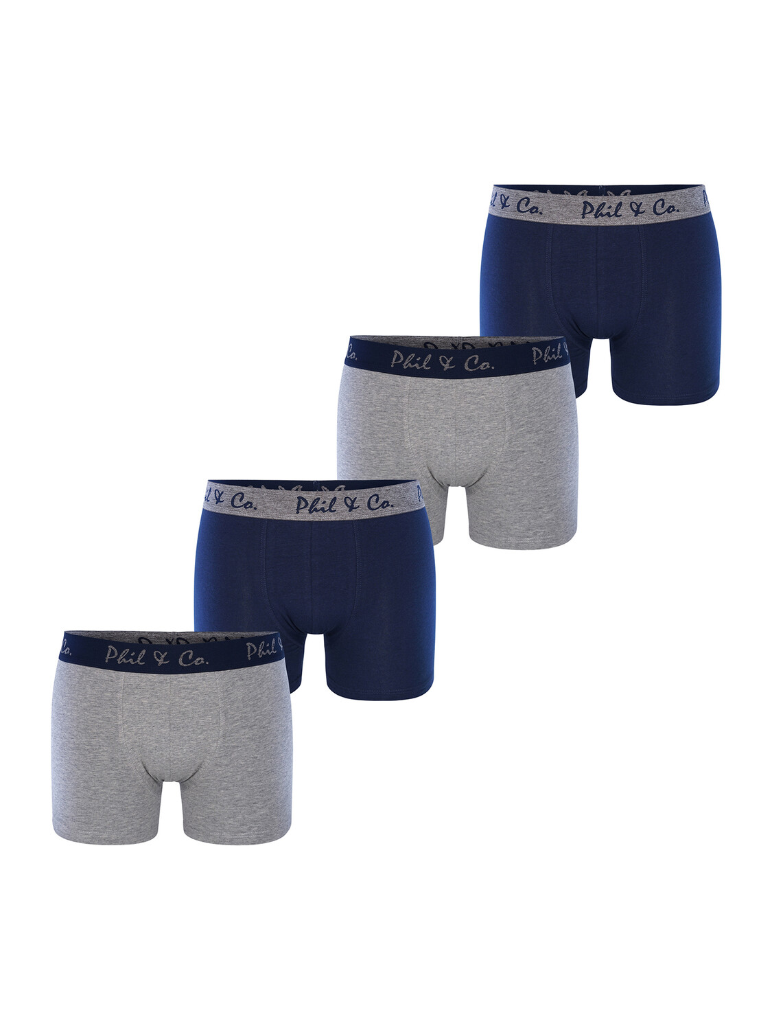 

Боксеры Phil & Co Berlin Retro Pants Jersey, цвет navy-grau