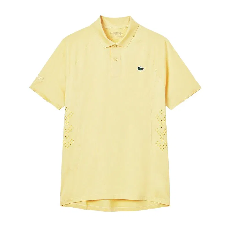 Поло Lacoste x Novak Djokovic On Court желтое