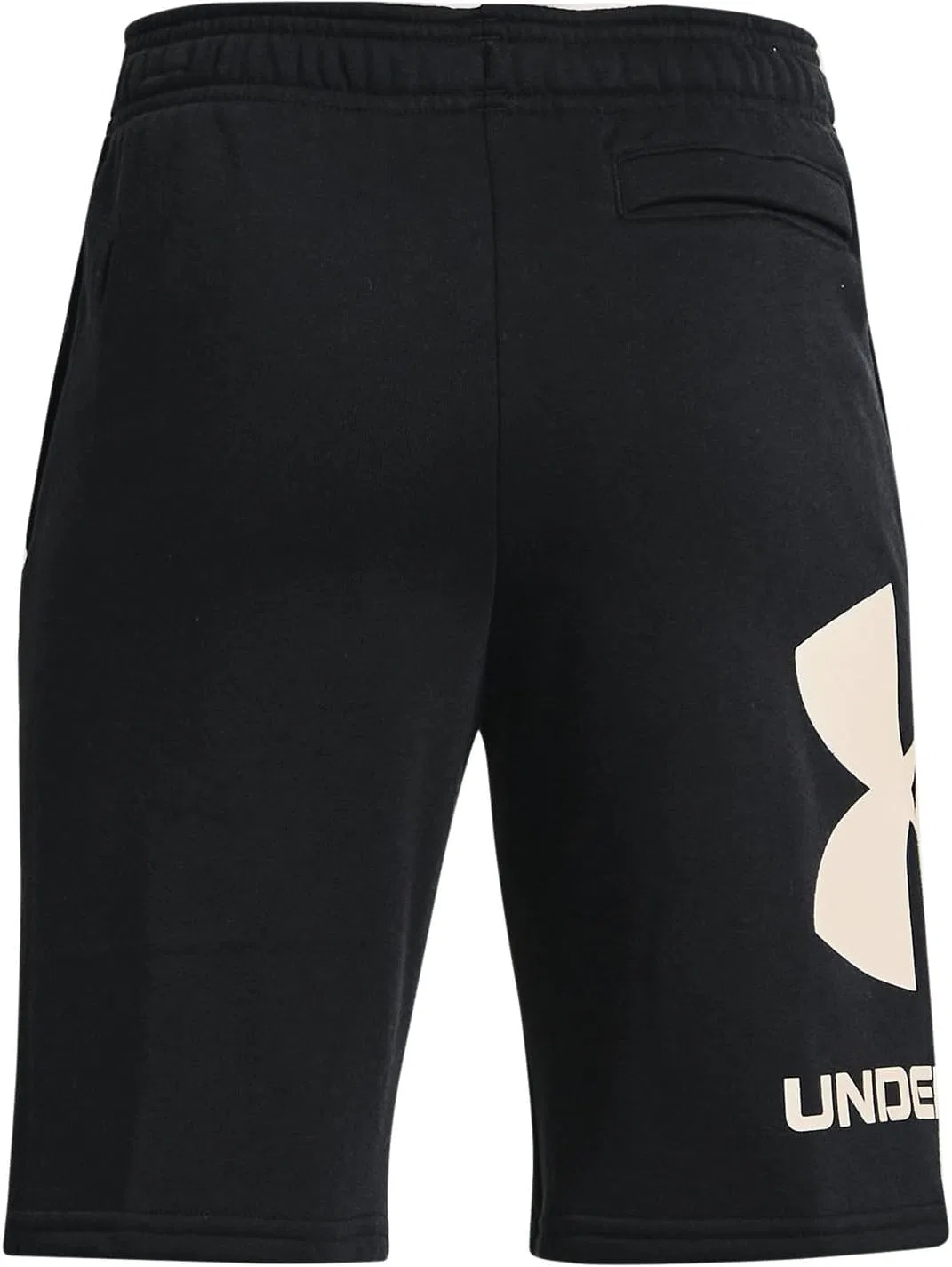Детские флисовые шорты Under Armour Rival с логотипом, Black (001)/Onyx White — фото 2