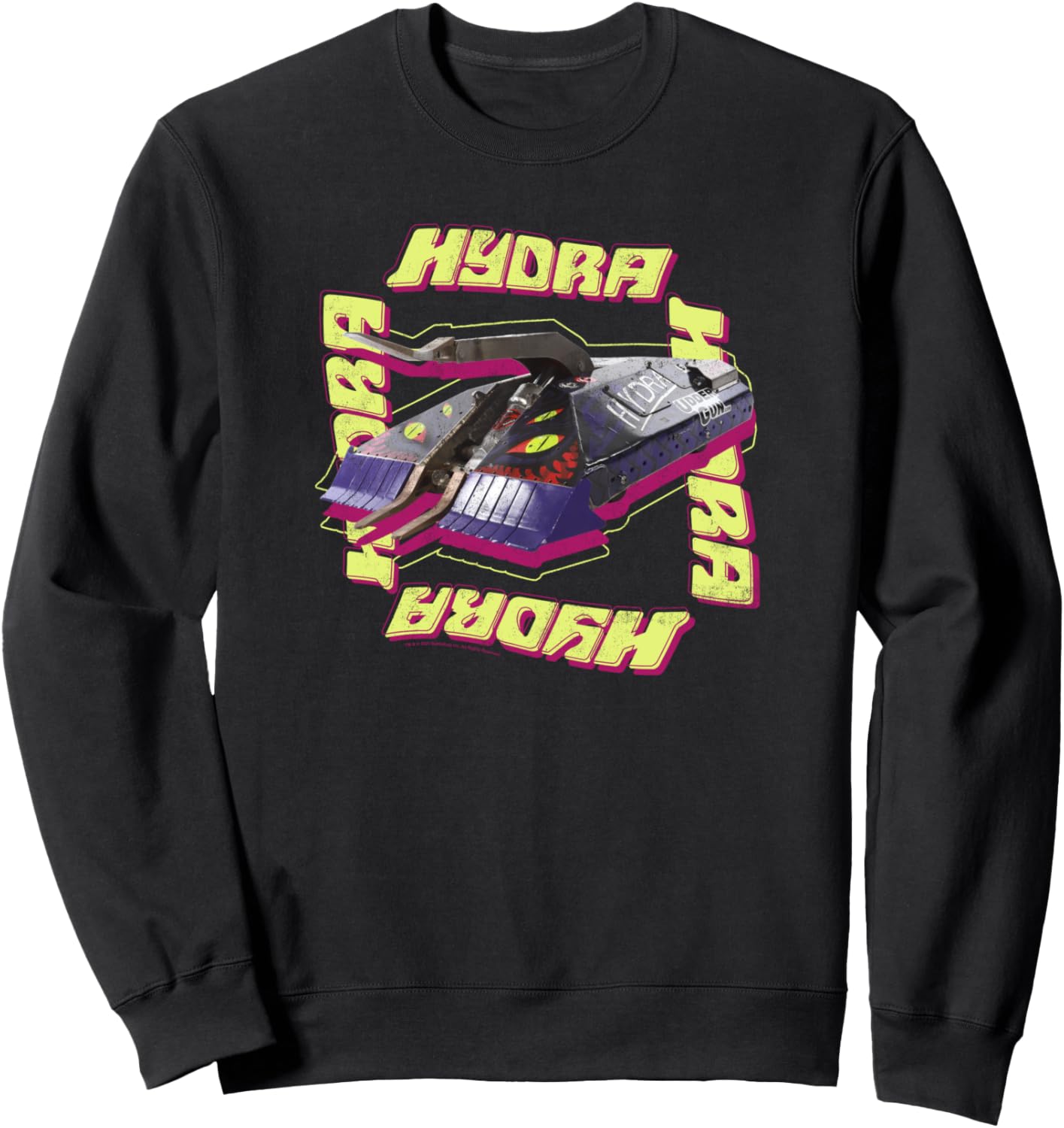 

Толстовка с логотипом робота Hydra из игры BattleBots, модель Four Square, черный