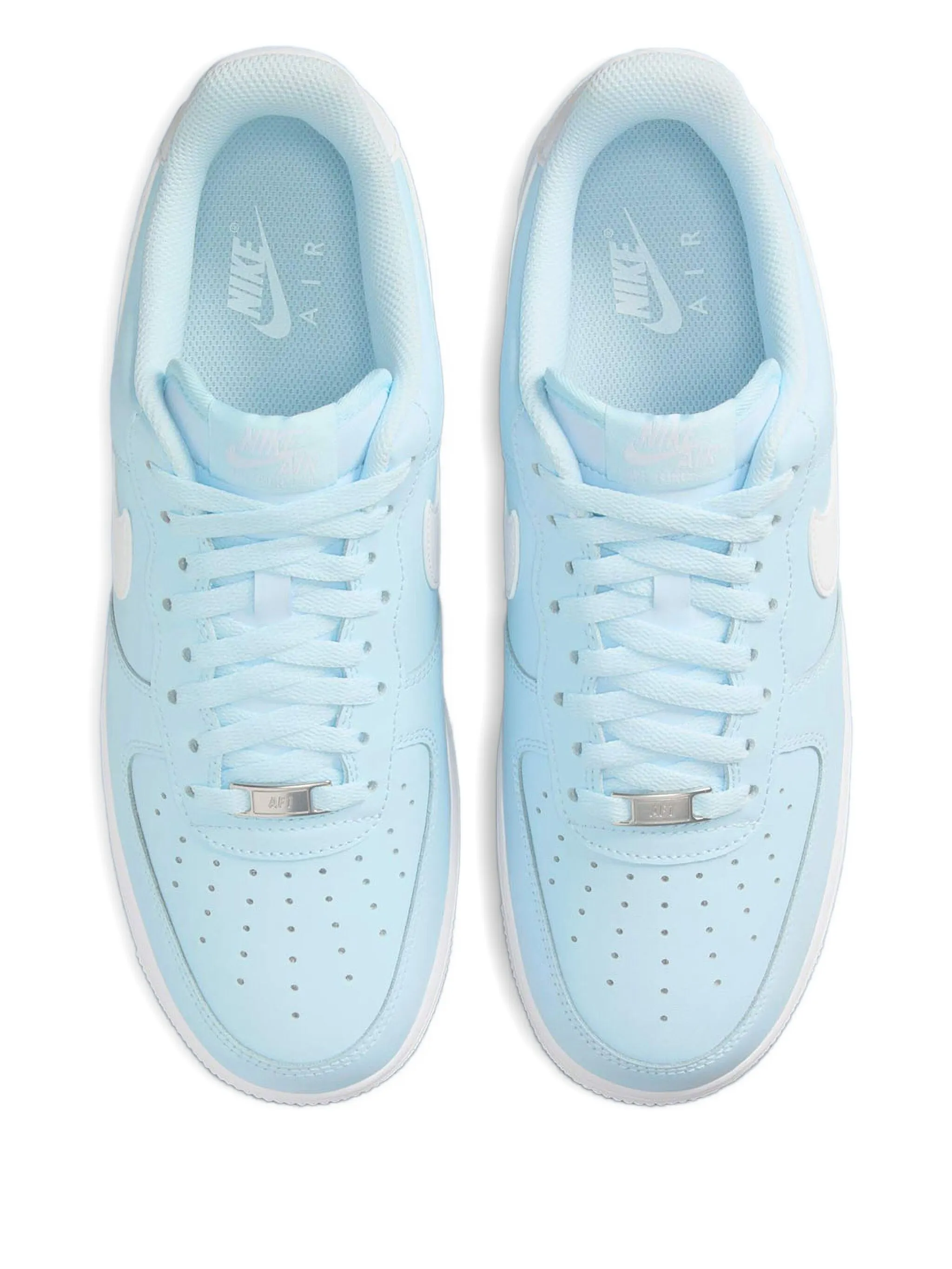 Кроссовки Air Force 1 Low 07 Glacier Nike, синий — фото 4