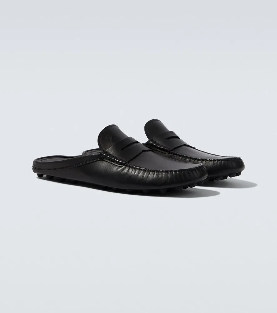Кожаные мюли Tod's, черный