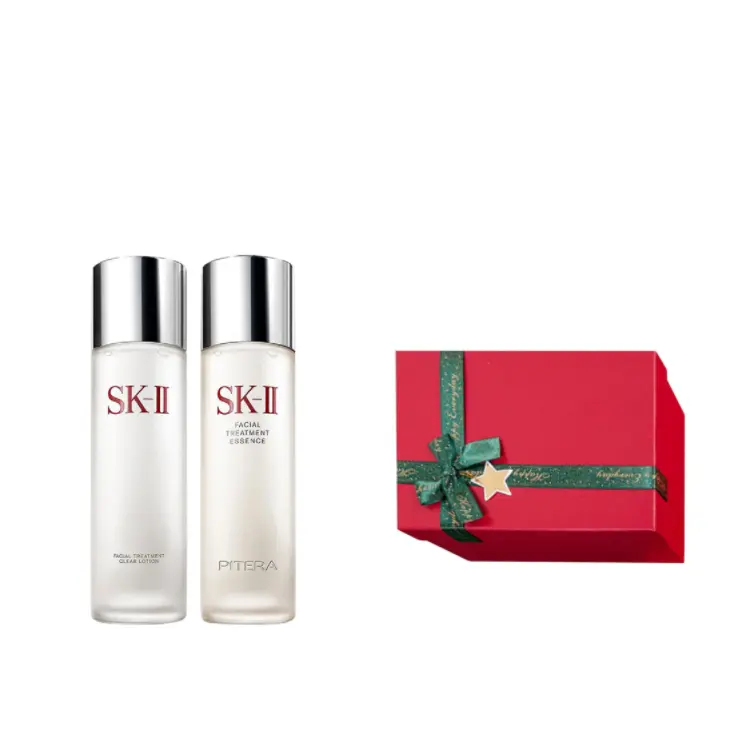 Набор для ухода за кожей sk ii fairy water refining clear serums lotion, увлажняет и питает, комплект из 2 предметов SK-II — фото 3