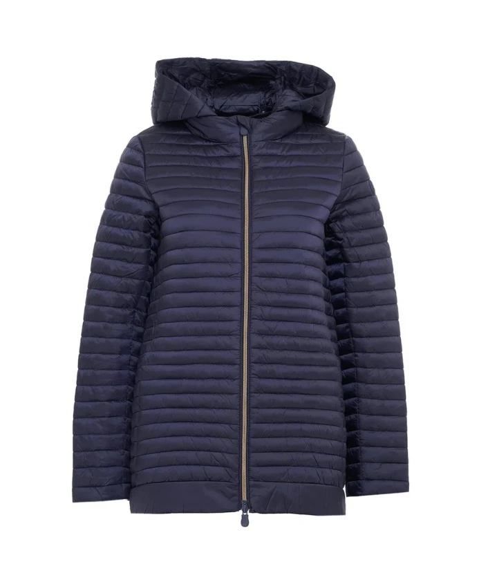 

Синяя женская куртка - стильный и удобный вариант. Save The Duck, синий