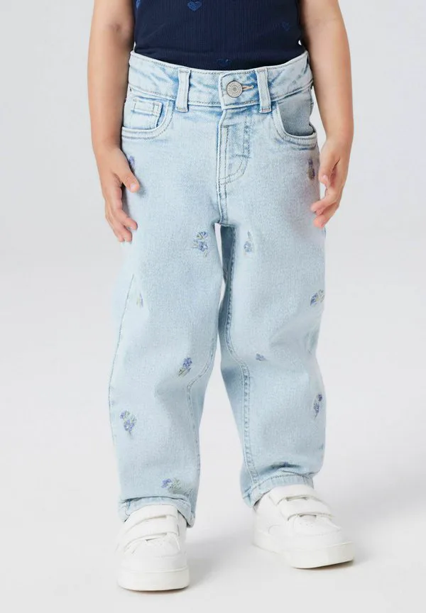 Джинсы свободного кроя в стиле "мама" Name It, Light Blue Denim — фото 2