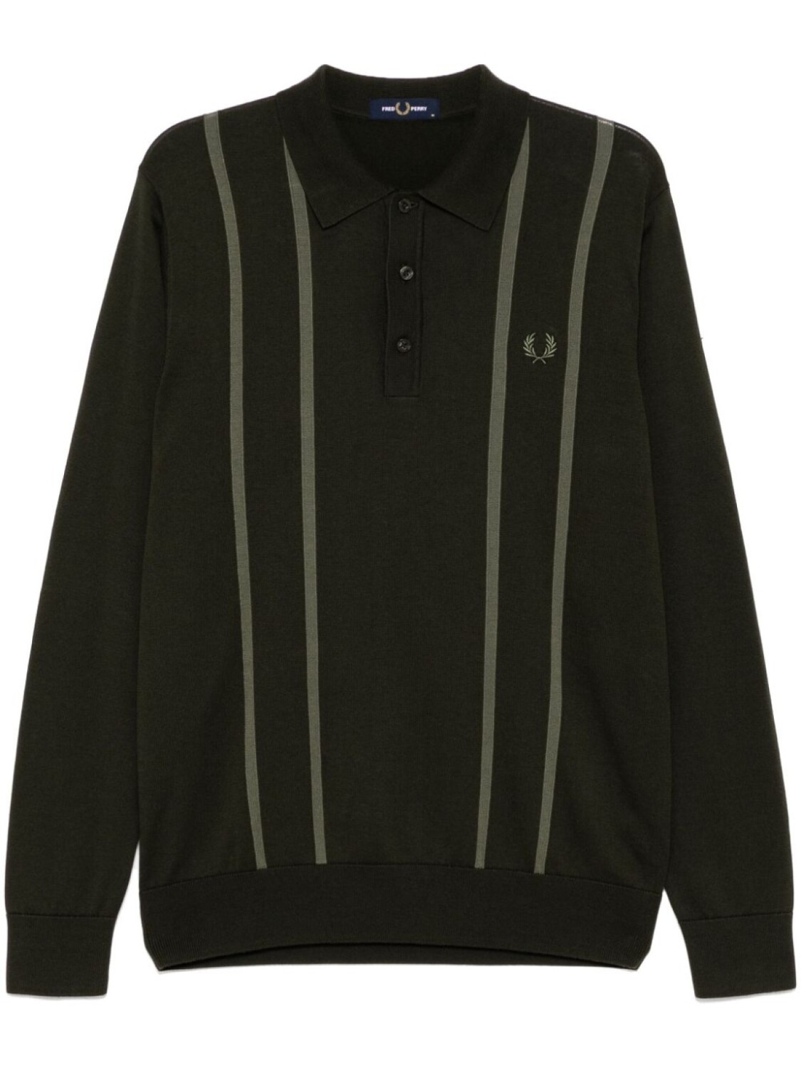 

Fred Perry трикотажная рубашка поло в полоску, зеленый