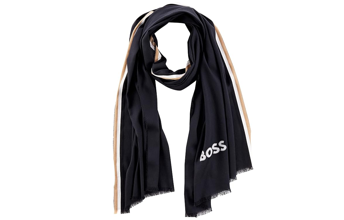 

HUGO BOSS Двойное кольцо с цепочкой от Boss, Black