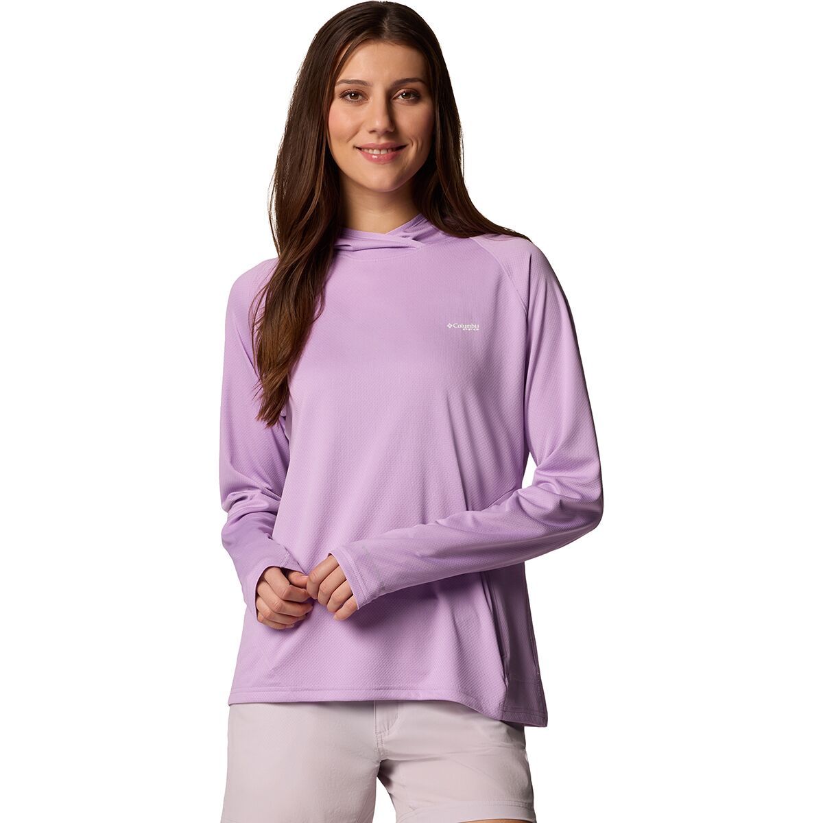 

Элитная худи с технологией Solar Stream PFG Columbia, цвет hydrangea